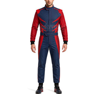 Durable Driver Racing <b>Suit</b> Custom Overalls <b>Full</b> <b>Body</b> Lightweight Fabric Breathable Construction Track Event Overall - Product Image 4