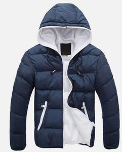 <b>Men</b> Winter Hooded Bubble <b>Jacket</b> Waterproof Quick Dry Breathable Lightweight <b>Warm</b> Quilted Casual Full Zip Regular Fit Outdoor - Product Image 6