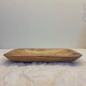 Antique Creation New Arrival Wooden Oval Tray Luxury Top Selling for Indoor and Outdoor Christmas Decor Stylish and Practical - Product Image 2