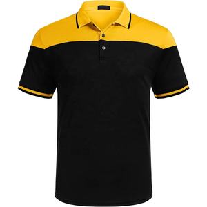 Men's Blue Star Printed Polo <b>Shirt</b> Short Sleeve Regular Fit Casual Style Oxford Fabric Woven Design - Product Image 1