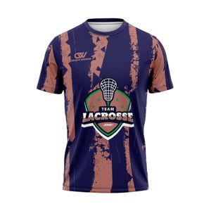 Custom Sublimation Print Comfortable Practice <b>Top</b> Quick Dry Polyester Fiber Soft Touch Lacrosse Shooting Shirt Manufacturer Bulk - Product Image 1