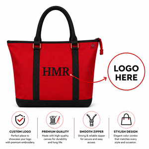 Sac fourre-tout en polyester durable avec logo personnalisé, idéal pour les tenues maçonniques, les confréries et les sororités, parfait pour un usage quotidien. - Product Image 1