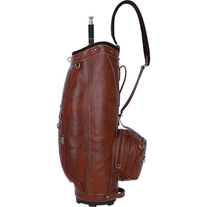 High Quality Custom Made Leather <b>Golf</b> Bag For Unisex Best Seller Lightweight Genuine Leather <b>Golf</b> Bags In Cheap Price - Product Image 1