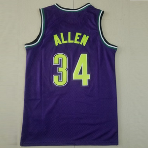 Camiseta de Baloncesto Personalizable de Ray Allen, Lista para Enviar, de la Mejor Calidad, Cosida, Manga Corta, 100% Poliéster - Product Image 4