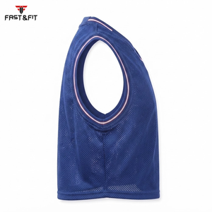 Factory Price Breathable Plain Dyed <b>Men</b> Sports Mesh Sleeveless Mesh <b>Singlets</b> <b>for</b> <b>Men</b> Transparent Vest <b>for</b> Sale - Product Image 4