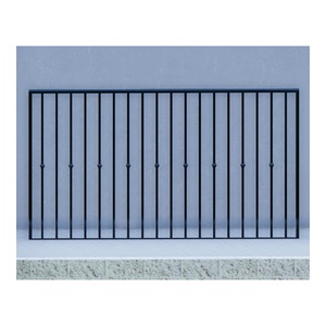Panneau de clôture extérieur moderne en acier thermolaqué gris foncé pour treillis et portails respectueux de l'environnement - Product Image 4