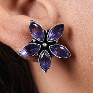 Export Quality Wholesale Oxidized <b>Silver</b> <b>Stud</b> Earrings for Women Bulk Supplier | Direct Factory Manufacturer | Hot Selling - Product Image 6