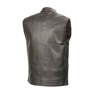 Chaleco de Moto Reversible Impermeable de Cuero Genuino para Hombre - Ropa de Invierno Estilo Urbano - Product Image 2