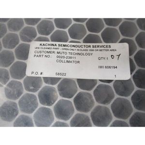 AMAT 0020-23811 Placa Coherente de 8 pulgadas, Colimador - Equipo y piezas de semiconductores de confianza con legado global - Product Image 1