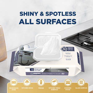 Lingettes nettoyantes multi-usages F5 blanches, non tissées, hygiéniques, pour usage domestique (adultes), fabriquées au Vietnam, éliminent efficacement la graisse (OEM/ODM) - Product Image 3