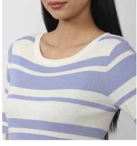 เสื้อยืดแขนสั้นสำหรับผู้หญิง, เสื้อยืดแขนสั้นผ้าคอตตอนสวมใส่สบายน้ำหนักเบาสำหรับฤดูร้อน - Product Image 1