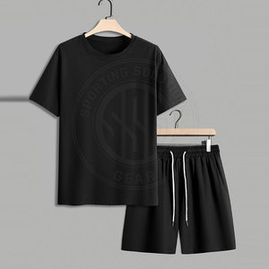 Ensembles courts pour hommes en coton doux de qualité supérieure – Tenue quotidienne confortable pour l'été et les loisirs - Product Image 2