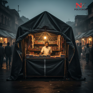 Lona Multiusos para Puestos de Mercado al Aire Libre, Resistente a los Rayos UV, para Protección Contra el Sol y la Lluvia - Product Image 6