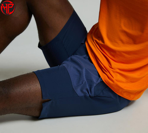 Wholesale Custom Double-Layered Lightweight <b>Compression</b> Windbreaker <b>Shorts</b> Quick Dry Breathable Active Wear <b>Shorts</b> - Product Image 6