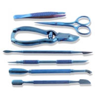 Nail Tech Supplies Outils de beauté Manucure Cuticule Pusher Remover Ciseaux Nipper Nail Clipper Outils d'ongles en acier inoxydable