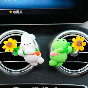 Décoration de voiture en forme de moulin à vent de dessin animé, petit animal, pour grille d'aération de climatisation, intérieur de voiture, aromathérapie automobile, décoration automobile - Product Image 6