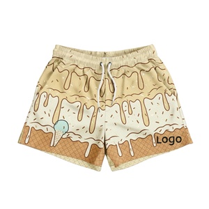 Shorts de sport respirants double couche en polyester 100% pour homme, personnalisables par sublimation, pour le basketball et le football - Product Image 4