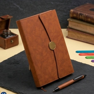PU Leather A5 Multicolor Diary Notebook Executive Office Journal Writing Planner Custom Logo Corporate Gift - Product Image 2