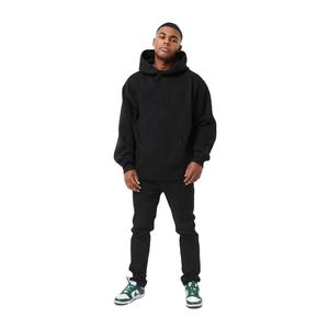 Haute qualité 100% coton cordon Style coréen surdimensionné sweats à capuche lavés à l'acide sweat à capuche d'impression numérique - Product Image 1