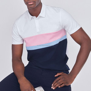 100% coton chemises pour hommes vierges logo brodé plaine à manches courtes polo pour hommes grande taille chemises pour hommes - Product Image 6