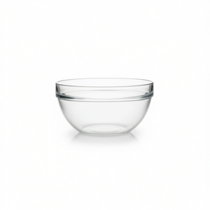 ENSALADERA de Vidrio de 26 cm, Calidad Premium, Diseño Minimalista para Servir en Fiestas y Exhibir Alimentos - Product Image 2