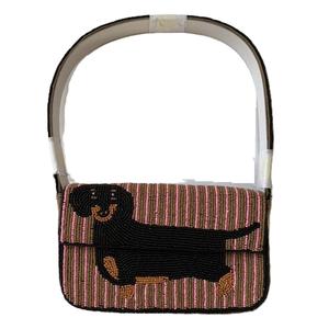 Bolso de hombro moderno y hermoso, hecho a mano, con bordado de cuentas de semillas, para fiesta de bodas - Product Image 6