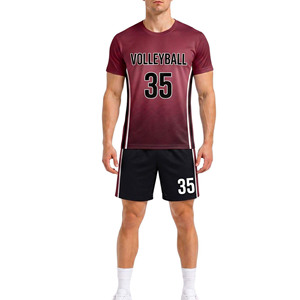 Personalized Custom Design Logo Winter Front Printed Mens <b>Volleyball</b> Jerseys Short Sleeve 100% Polyester Wholesale Uniforms - Product Image 1