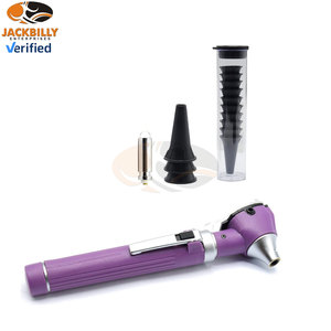 ชุดตรวจหูแบบพกพาพร้อมไฟส่องหูสแตนเลสขนาดเล็ก พร้อมกล้องไฟเบอร์ออปติกขยาย 3 เท่า  พร้อมหัวเปลี่ยนสำรอง และหลอดไฟสำรองสำหรับป้องกัน - Product Image 2