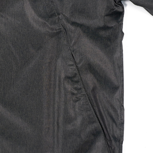 Premium OEM Men's Black Hooded Waterproof Windbreaker <b>Jacket</b> Vintage Casual Autumn Wear Polyester Shell Quick Dry Zipper Closure - Product Image 6