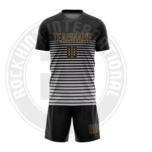 Ensemble d'uniformes de football de qualité supérieure, respirant et à séchage rapide, maillot et short pour les équipes, entraînements et matchs, hommes et femmes - Product Image 1