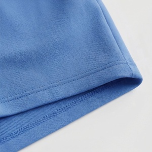 Ensemble décontracté bleu 2 pièces pour femme : T-shirt à manches courtes et short au-dessus du genou à imprimé géométrique, coupe ample, idéal printemps-été - Product Image 6