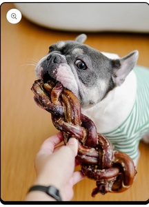 Os à mâcher tressés en buffle faits à la main, écologiques et longue durée, pour chiens à forte vigueur de mastication, faibles en glucides, sûrs et digestibles, en sacs - Product Image 4