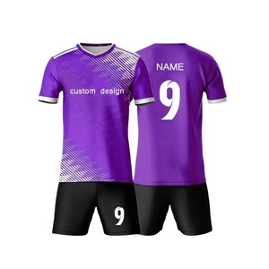 Tenues de volley-ball de qualité supérieure, ensemble uniforme de volley-ball à col en V, manches courtes, en polyester, avec design par sublimation - Product Image 3