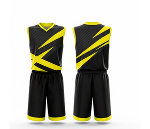 ชุดบาสเก็ตบอลแบบซับลิเมชั่นเต็มตัว ชุดกีฬาทีมแบบสั่งทำพิเศษ สำหรับเสื้อเจอร์ซีย์และกางเกงขาสั้นโพลีเอสเตอร์ ระบายอากาศได้ดี สำหรับผู้ชายและผู้หญิง - Product Image 6