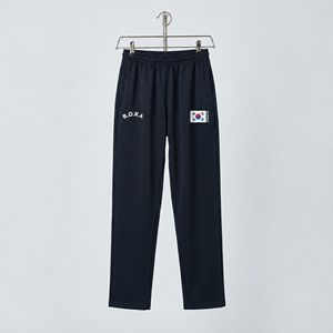 Pantalon de survêtement MACCI pour homme, noir, taille élastique mi-haute, poches, devant plissé, coupe droite, 100 % polyester, style sportif, pour le jogging, collection automne - Product Image 1
