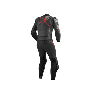 Top Trendy Men's Black <b>Red</b> Motorcycle Racing <b>Suit</b> Full Sleeve Leather Windproof All Seasons Jumpsuit Breathable Eco-Friendly - Product Image 3