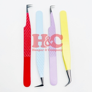 แหนบต่อขนตาแบบใหม่ 90 องศา แหนบต่อขนตาแบบวอลลุ่ม ปลายแหลมสีทอง ทำจากสแตนเลส ใช้งานได้ยาวนาน - Product Image 4