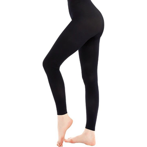Wholesale Solid Spandex/Nylon V-<b>Shaped</b> Waist Quick Dry High-Quality Women's 100% Cotton Breathable <b>Legging</b> with Elastic Waist - Product Image 6