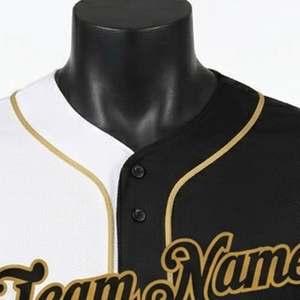 Vintage Style Baseball Jersey Team Custom Printing Mesh Baseball Jersey Quick Dry Training Sportswear Wholesale - Product Image 3