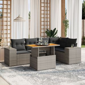 Ensemble de canapé de jardin gris - Product Image 1