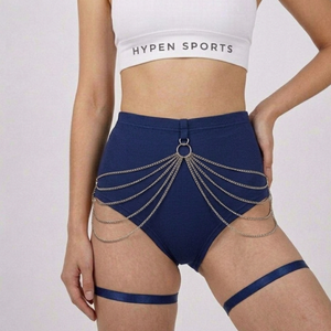Women's Pantie Style <b>Short</b> Booty Gym Sports Hypen Sports Chain-Link Sexy Canvas Skinny Fit Party <b>Short</b> Booty Fit/<b>Tight</b> <b>Short</b> - Product Image 3