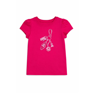 Camisetas estampadas para niñas a precio económico para la temporada de verano, diseño personalizado, camisetas estampadas para niñas de Bangladesh - Product Image 2