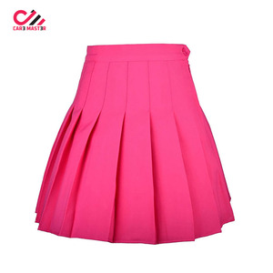 Jupe plissée taille haute personnalisée de haute qualité avec logo, uniforme scolaire unisexe pour étudiants, motif et couleur unis, jupes pour femmes - Product Image 2
