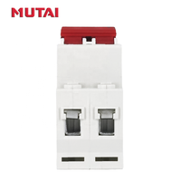 MUTAI fabrika 250V için 1000V Disjoncteur minyatür devre DC kesici MCB C6 6A 6 16 32 40 50 63 AMP 1P 2P güneş MCB