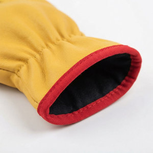 New Style Custom Reinforced Goat Grain Leather Driving <b>Gloves</b> Elastic Wristlet 11 oz Thick Heat Resistant <b>Gloves</b> - Product Image 6