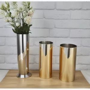 Maceta pequeña de latón para interior, soporte decorativo de Metal para sala de estar, cocina y oficina - Product Image 3