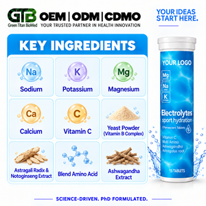 OEM ODM Electrolyte Effervescent Tablets Hydration <b>Sports</b> <b>Drink</b> Sugar Free Custom Private Label Taiwan Made - Product Image 2