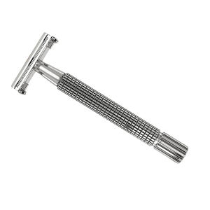 Rasoir de sécurité classique à double tranchant avec lames en acier inoxydable et manche court pour hommes et femmes - Product Image 5