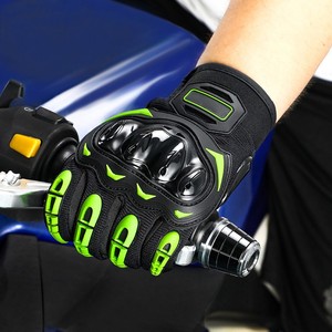 Guantes de Carreras de Dedo Completo para Motocross y Ciclismo, Transpirables, Antideslizantes, de Cuero, con Pantalla Táctil, Unisex, con Cierre de Velcro - Product Image 6