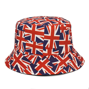 Sombrero de Pescador Personalizable Reversible con Logotipo de Gales del Reino Unido, Bordado 3D, 100% Algodón, con Bandera de Inglaterra, para Viajes y Ciclismo, China - Product Image 5